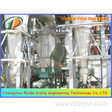 Fluid bed drier for boletic acid